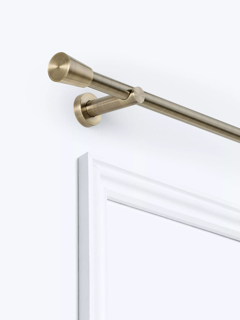 John Lewis curtain pole kit antique brass 28mm, UK version