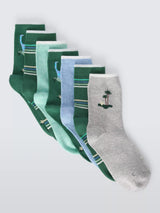 John Lewis John Lewis Kids' Dino Socks Pack of 7- Buy online at McGrocer