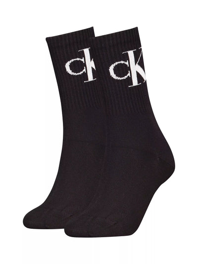 John Lewis Calvin Klein Ribbed Socks, Black- Buy online at McGrocer