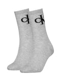 Calvin Klein ribbed socks light grey (British brand)