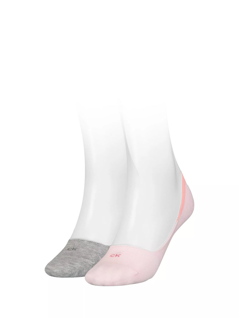 Calvin Klein pink cotton trainer socks pack of 2 - British product