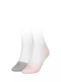 Calvin Klein pink cotton trainer socks pack of 2 - British product
