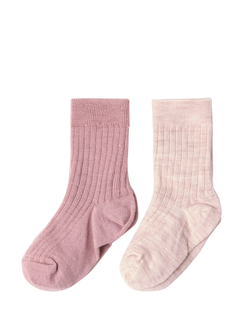 Lindex kids socks pink pale pink pack of 2, UK version
