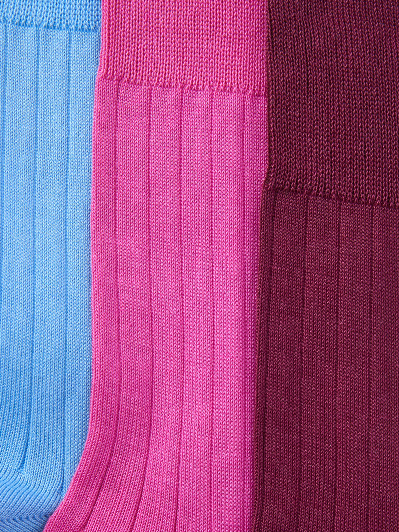 John Lewis mercerised cotton socks pack of 3 (British brand)
