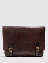John Lewis Rodd & Gunn Woodstock New Zealand Handmade Leather Messenger Satchel Bag, Cocoa- Buy online at McGrocer