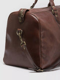 Rodd & Gunn chocolate leather weekender bag - British product