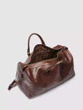 Rodd & Gunn chocolate leather weekender bag - British product