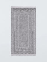 John Lewis John Lewis Easy Care Border Boucle Rug, Natural- Buy online at McGrocer