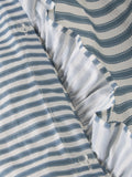 John Lewis Sanderson duvet cover set double pinstripe (British brand)