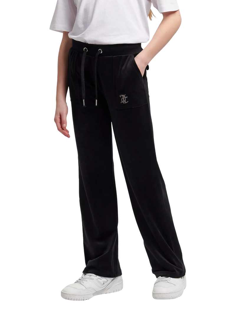Juicy Couture Kids Diamante Wide Leg Joggers, UK version