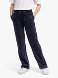 Juicy Couture Kinder-Jogginghose aus Velours mit weitem Bein, britische Version