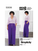 John Lewis Simplicity Misses' Jogger Pants Sewing Pattern S3036- Buy online at McGrocer