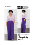 Simplicity Misses' Jogger Pants sewing pattern S3036 (British brand)