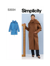 John Lewis Simplicity Misses' Coats Sewing Pattern S3034- Buy online at McGrocer