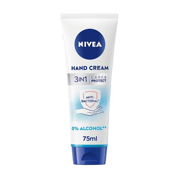 NIVEA Care & Protect 3 in 1 Anti-Bacterial Hand Cream 75ml