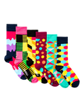 OddBalls socks pack of 6 random print, UK version