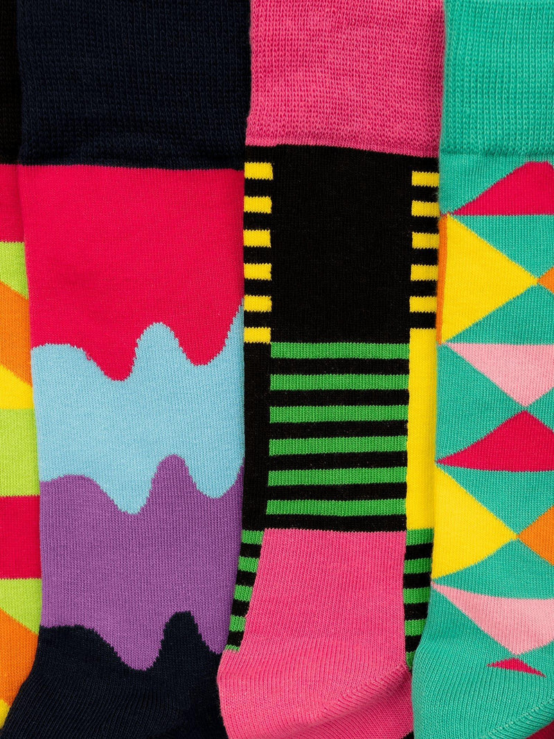OddBalls socks pack of 6 random print, UK version