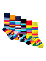 John Lewis OddBalls Striped Crew Socks, Pack of 6- Buy online at McGrocer