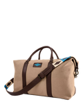 Pampeano Caballero Duffle Bag aus Leder und Canvas, 38 Liter