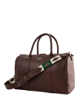 John Lewis Pampeano Varon Leather Duffle Bag, Brown, 32L- Buy online at McGrocer