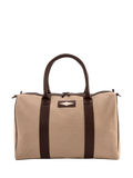 Pampeano Varon Leather & Canvas Duffle Bag 32L