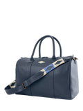 Pampeano Varon leather duffle bag navy (British brand)