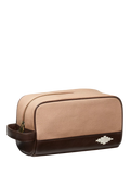 Pampeano Hombre Leather & Canvas Wash Bag