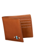 Pampeano Dinero Leather Card Wallet, Tan, One Size