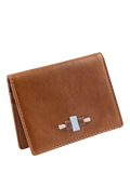 Pampeano Pase Leather Wallet, Tan, One Size