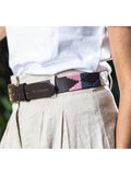 Pampeano Dulce belt blue cream pink (British brand)