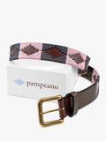 Pampeano Hermoso belt brown blue pink, UK version