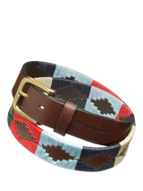 John Lewis Pampeano Multi Leather Belt Brown/Multi- Buy online at McGrocer