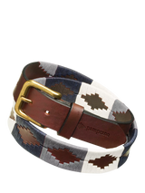 John Lewis Pampeano Roca Leather Belt, Grey- Buy online at McGrocer