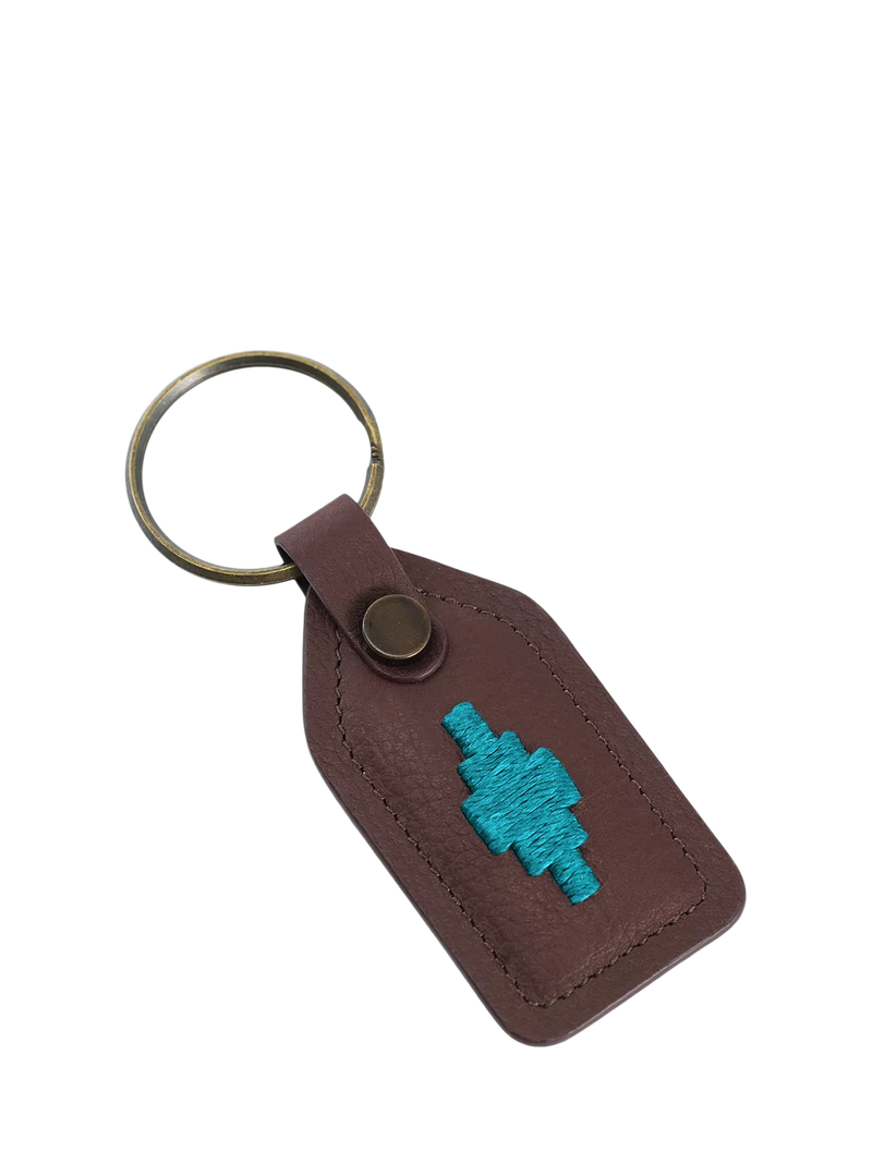Pampeano Chapa Leder-Anhänger Schlüsselanhänger 5x9cm, importiert aus Großbritannien