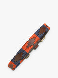 Pampeano Audaz handgenähtes Leder Hundehalsband Orange 35cm (Britische Marke)