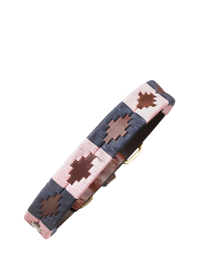 John Lewis Pampeano Hermoso Leather Dog Collar, Pink- Buy online at McGrocer