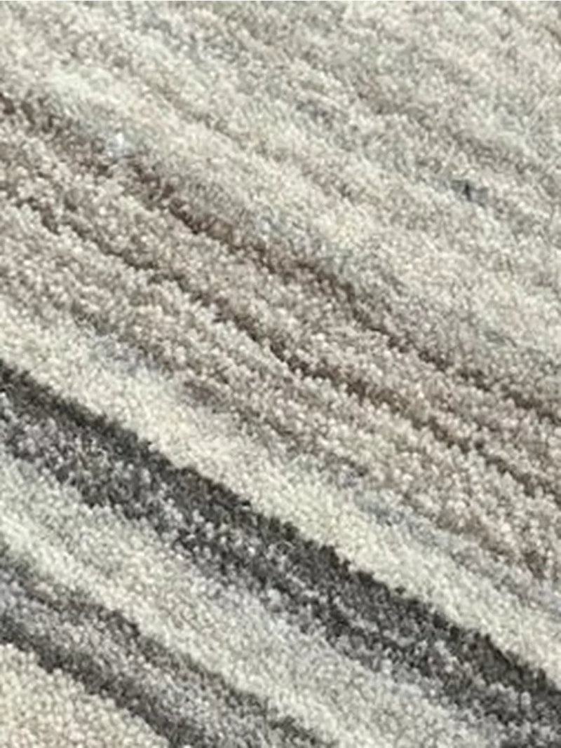 Gooch Luxury Spice Chilli Stripe Wool Rug - Brown Runner, L240 x W70cm