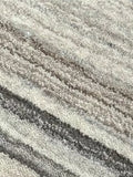 Gooch Luxury Spice Chilli Stripe Wool Rug - Brown Runner, L240 x W70cm