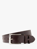Hackett London leather belt with H monogram buckle (British brand)