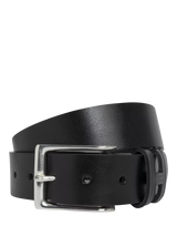 John Lewis Hackett London Leather Monogram Belt- Buy online at McGrocer