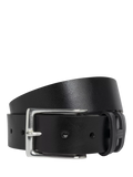 Hackett London leather belt with H monogram buckle (British brand)