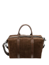 John Lewis Loake Balmoral Suede and Leather Weekend Bag, Polo- Buy online at McGrocer