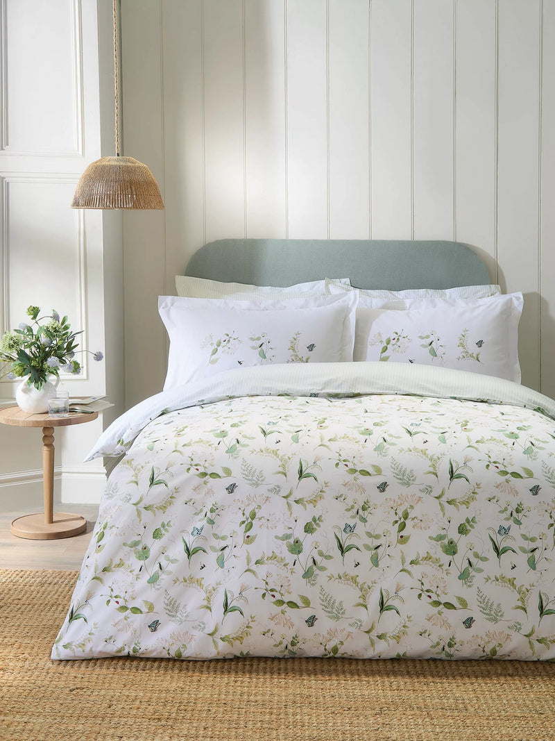 Sophie Allport bedding set wild floral green multi double - British product