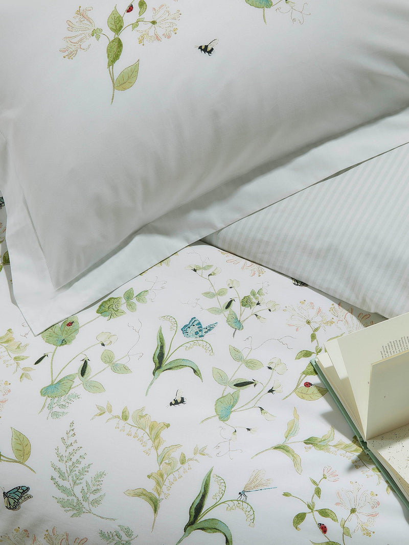 Sophie Allport bedding set wild floral green multi double - British product