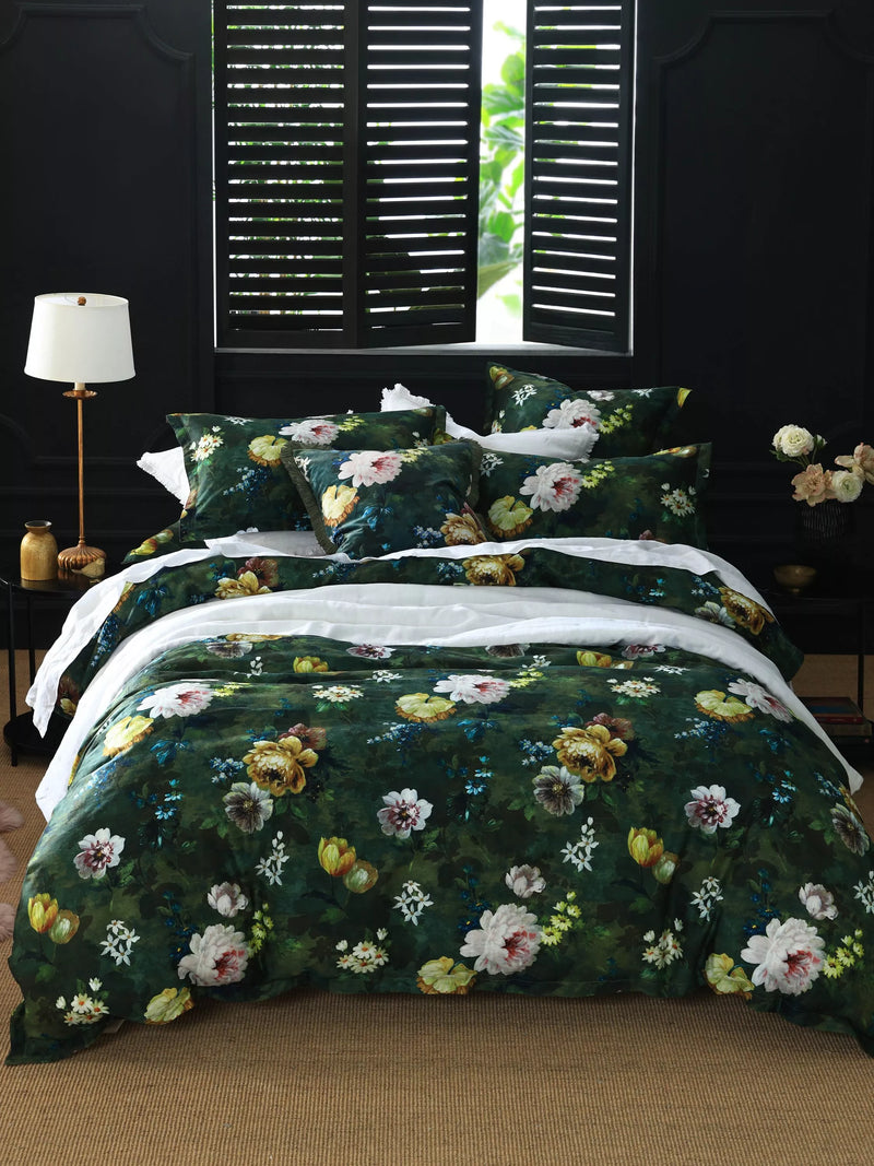 MM Linen Lorenza duvet cover set double floral design (British brand)