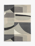Harlequin geometric pure wool rug in multi colors, UK version