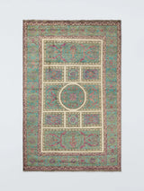 John Lewis Gooch Luxury Khotan Pink/Pale Blue Pure Wool Rug - 240 x 170 cm- Buy online at McGrocer