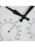 Libra Interiors wall clock with temperature and humidity 53cm - British product