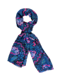 chesca Mosaic Floral scarf in viscose (British brand)