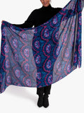 chesca Mosaic Floral scarf in viscose (British brand)